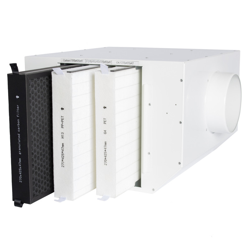 Dalap F-BOX- filtrační box ke vzduchovým rozvodům Průměr 100 mm